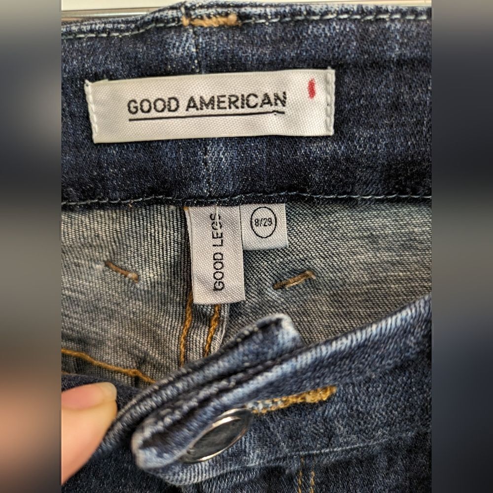 Good American Good Legs Jeans Size 8 - Picture 10 of 11